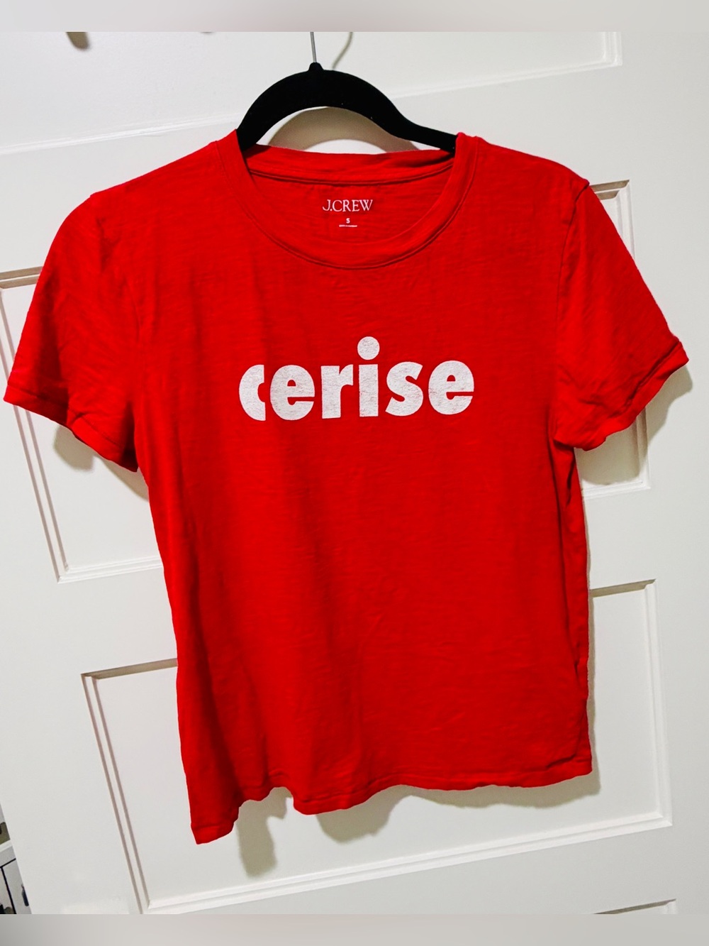 J.Crew Classic-Fit “Cerise” Graphic T-Shirt in Vintage Cotton Small